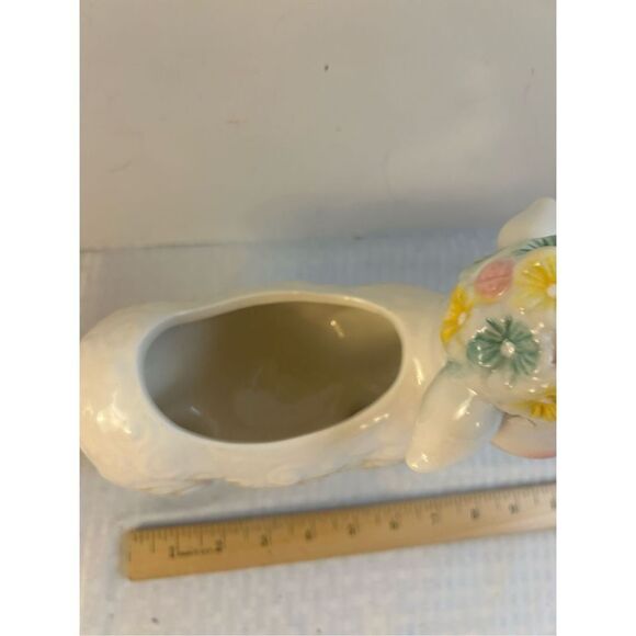 Easter Lamb statue planter 8"x9" - Picture 2 of 5